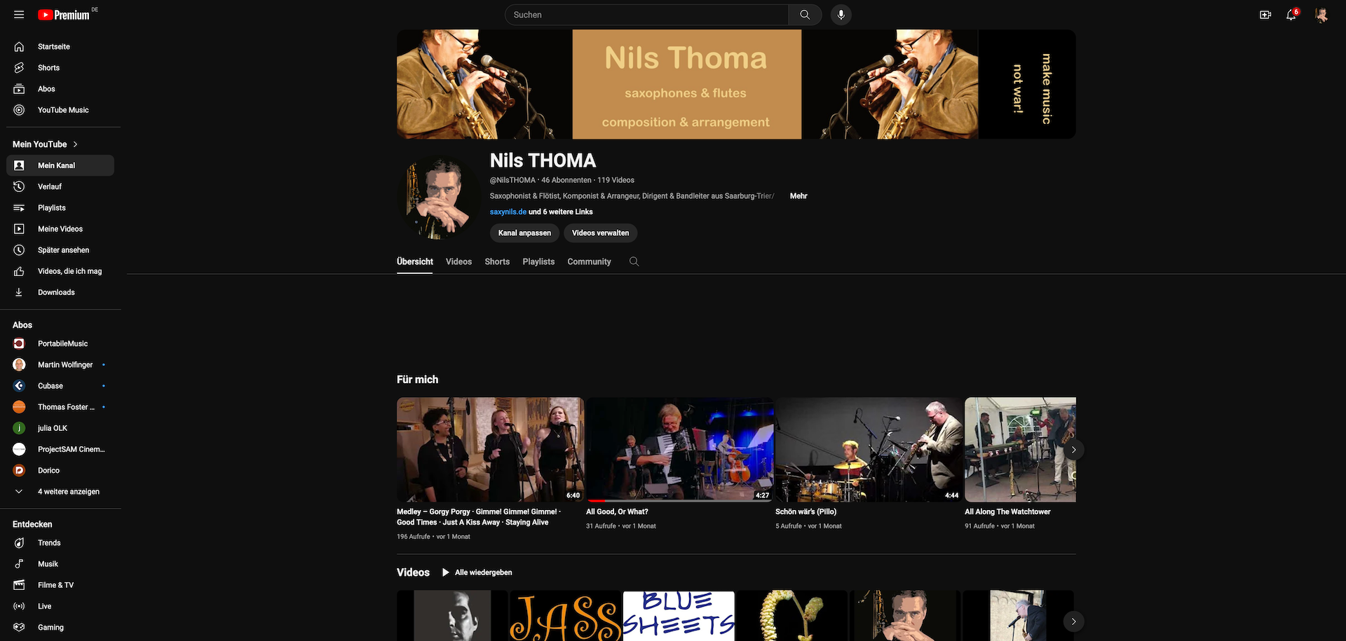 Nils’ Musik(alische) Homepage