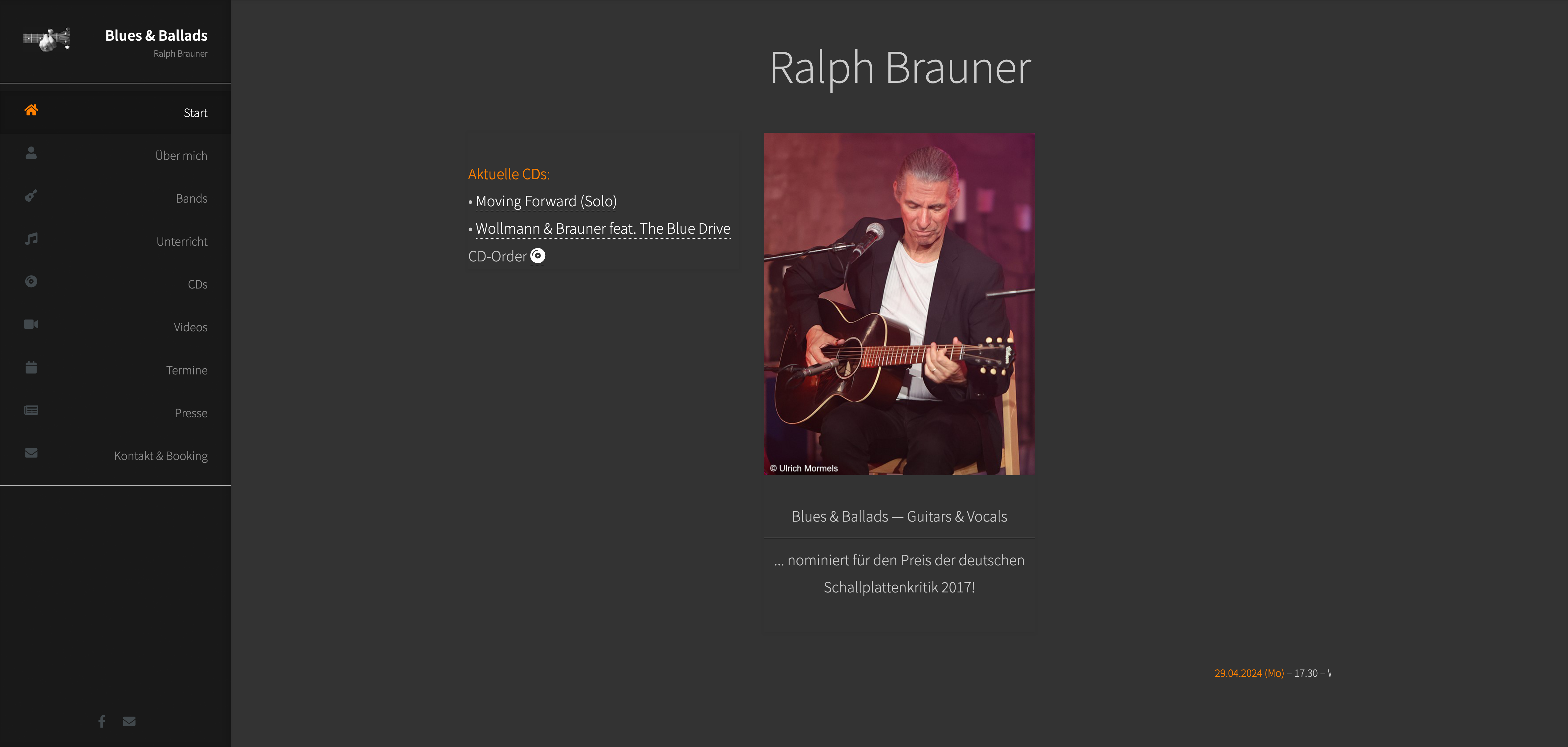Ralph Brauner – Blueballads