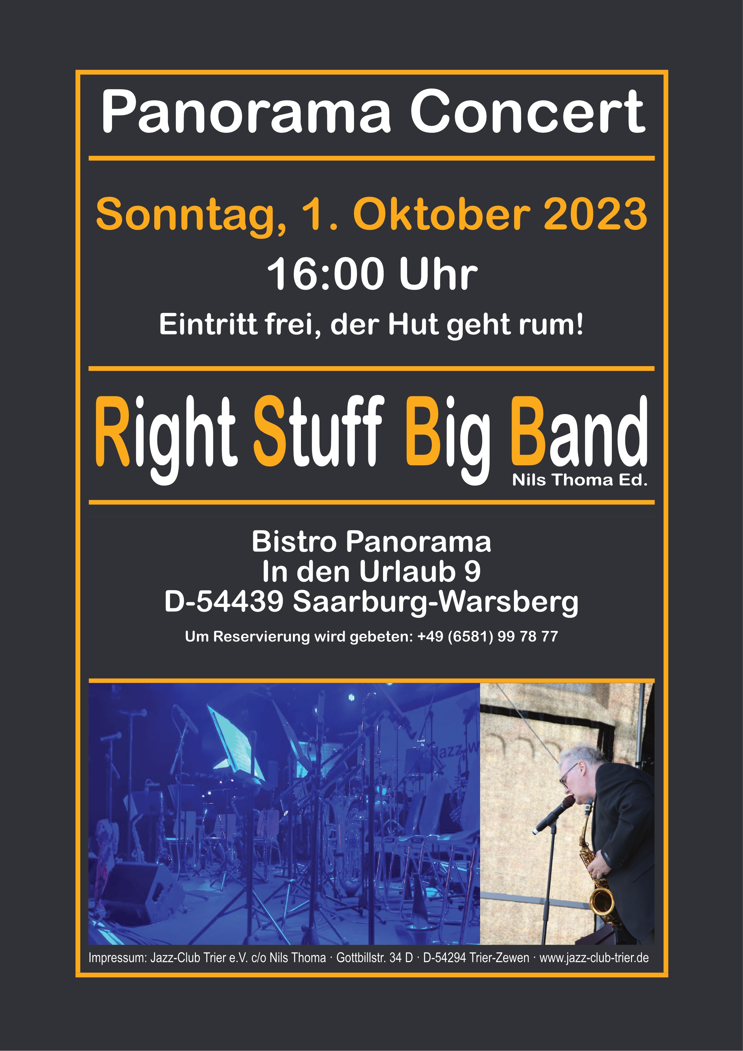 „Panorama Concerts“, Bistro Panorama, Saarburg