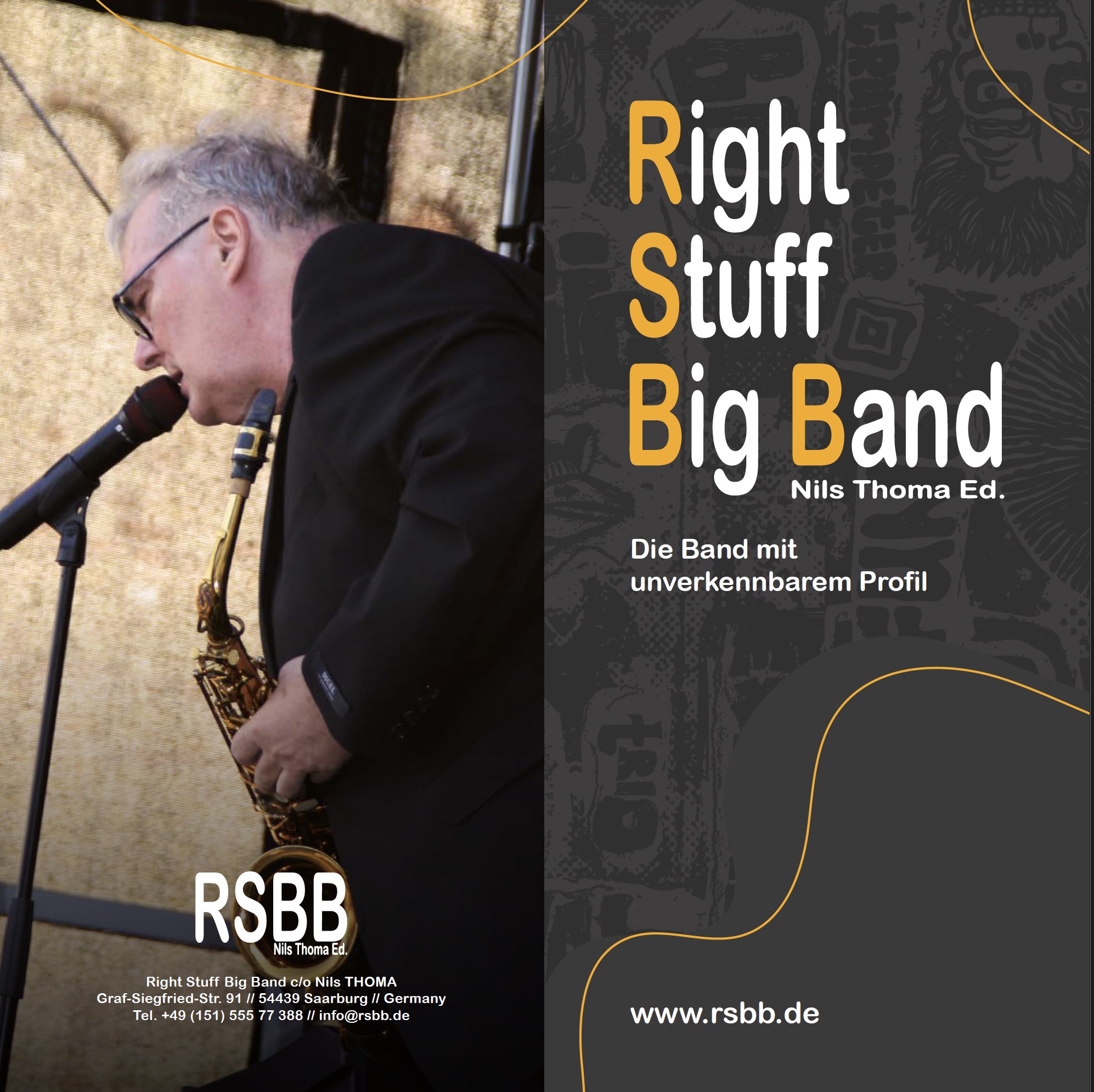 Flyer Right Stuff Big Band (kurz)